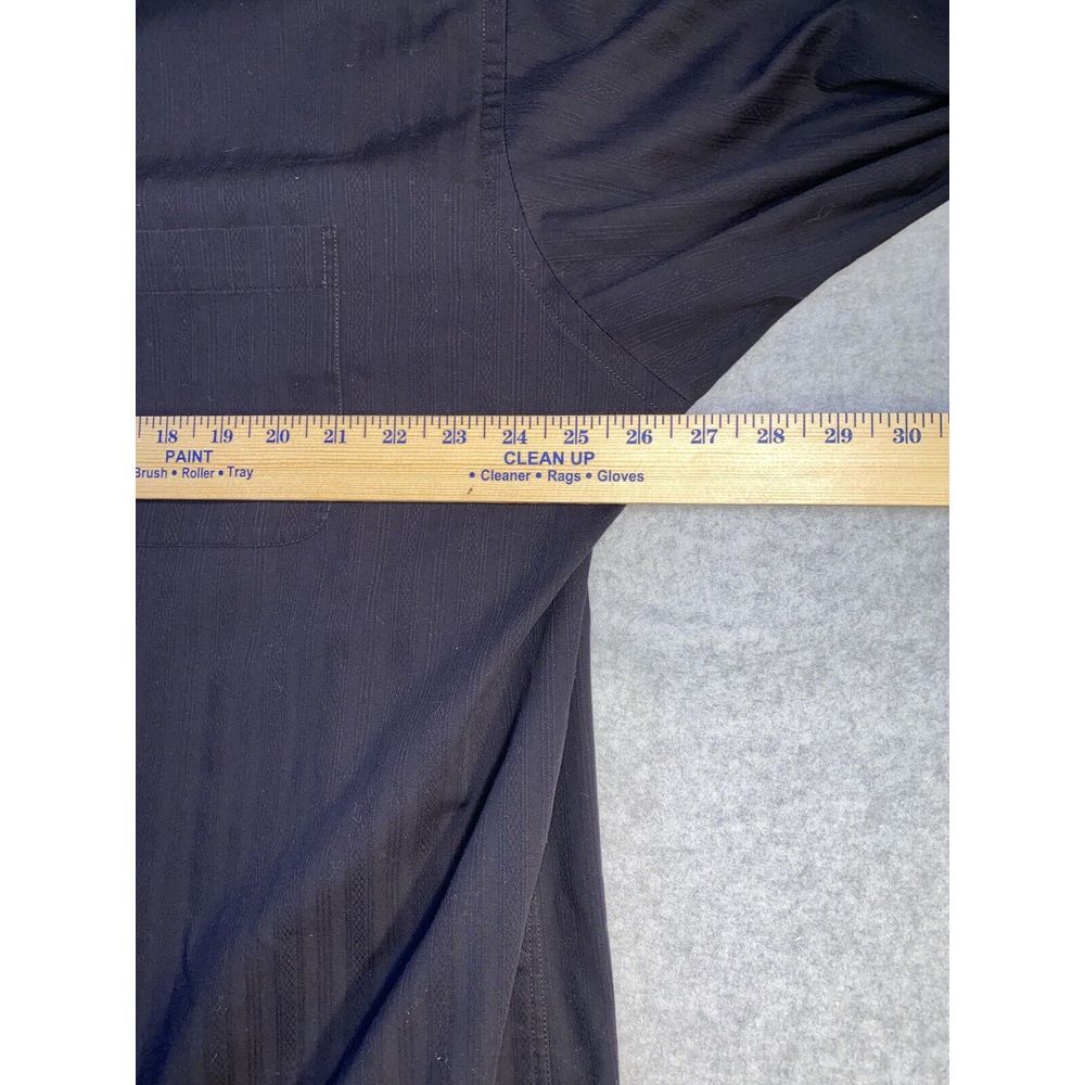 Concepts By Claiborne Men‎ Black Button Down Shirt Men's 17.5 36-37 - Picture 5 of 5